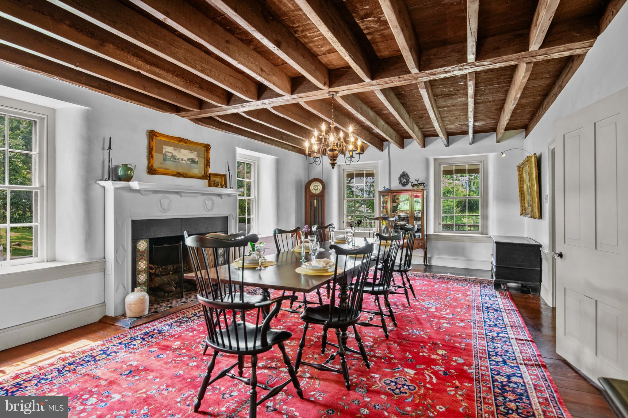 139 Mine Road Oley, PA 19547 - Photo 18 of 86 a view of a dining room with furniture window and outside view