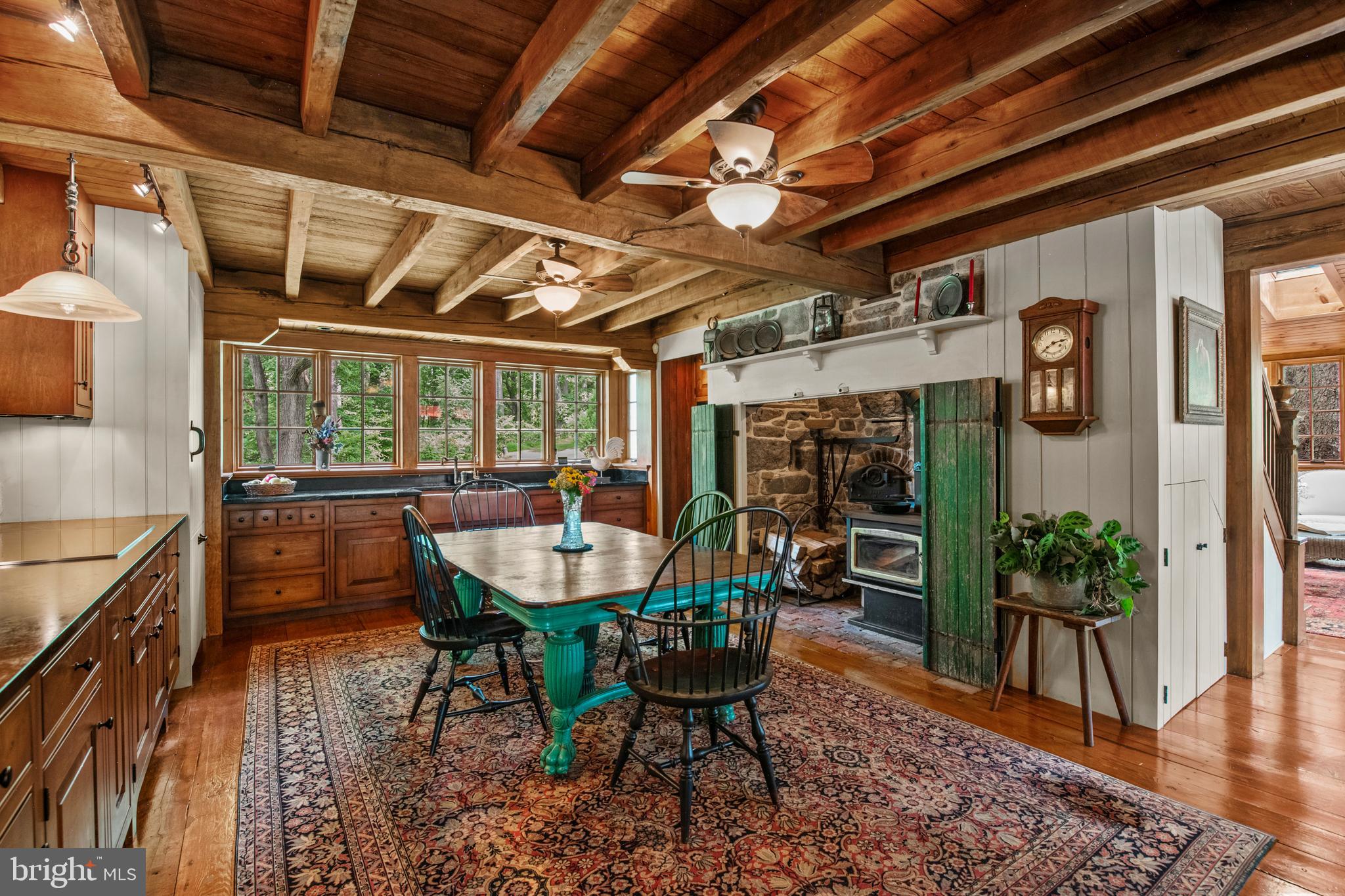 139 Mine Road Oley, PA 19547 - Photo 26 of 86 a dining room with furniture window and wooden floor
