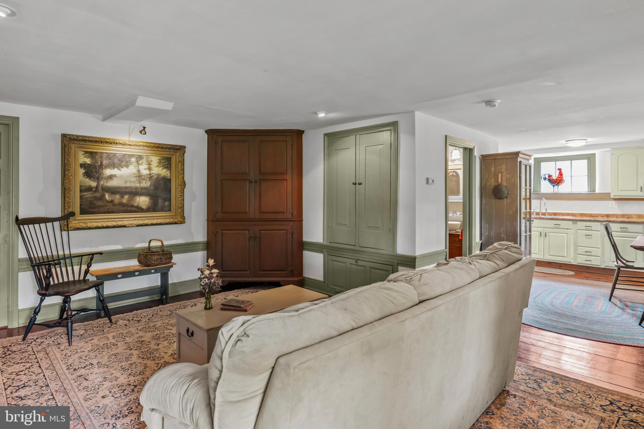 139 Mine Road Oley, PA 19547 - Photo 43 of 86 a living room with furniture and a flat screen tv