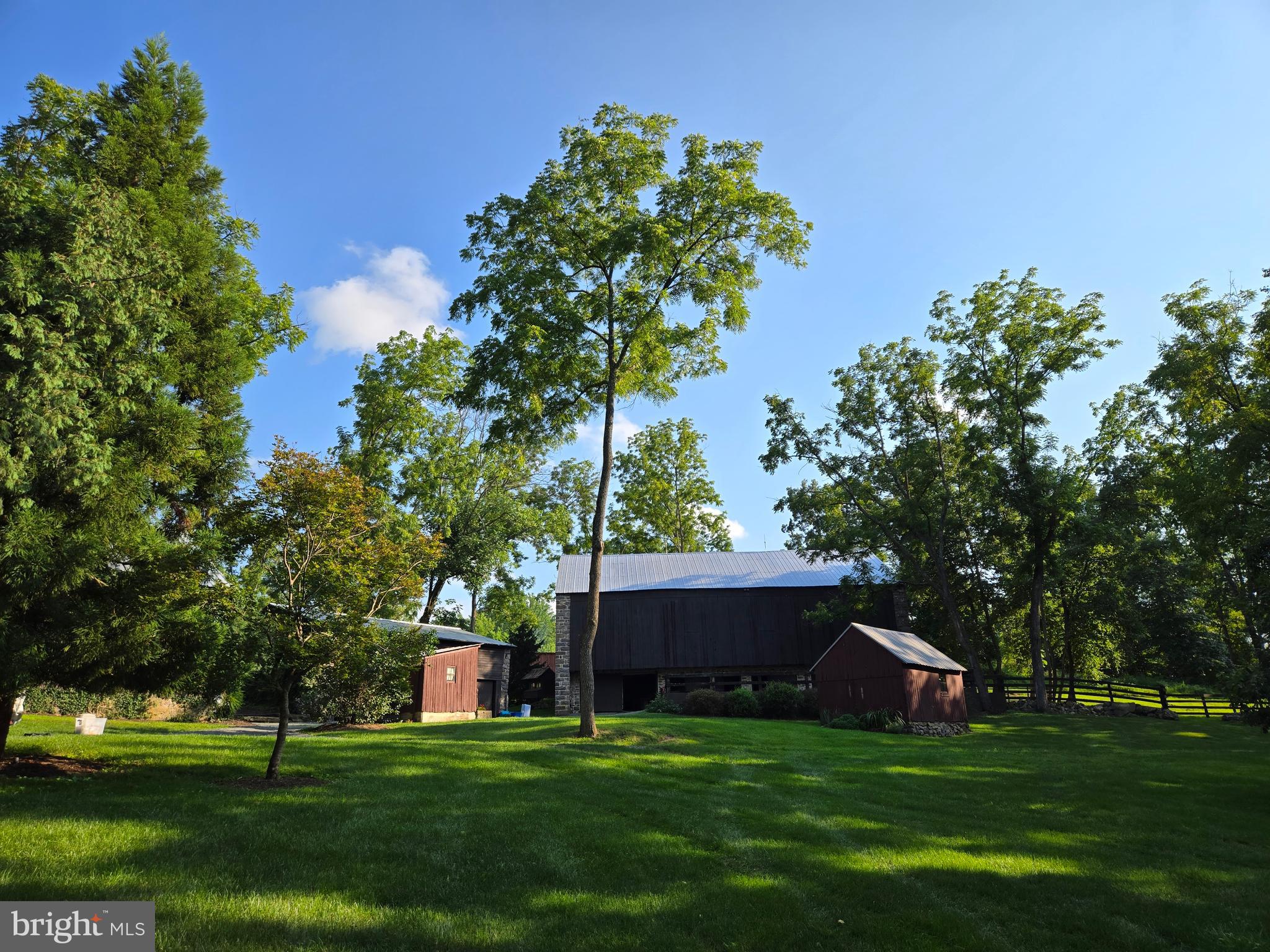 139 Mine Road Oley, PA 19547 - Photo 71 of 86 a view of a big yard with plants and large trees