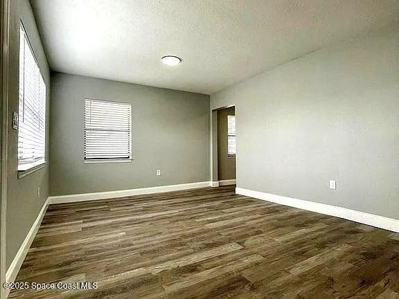 an empty room with window