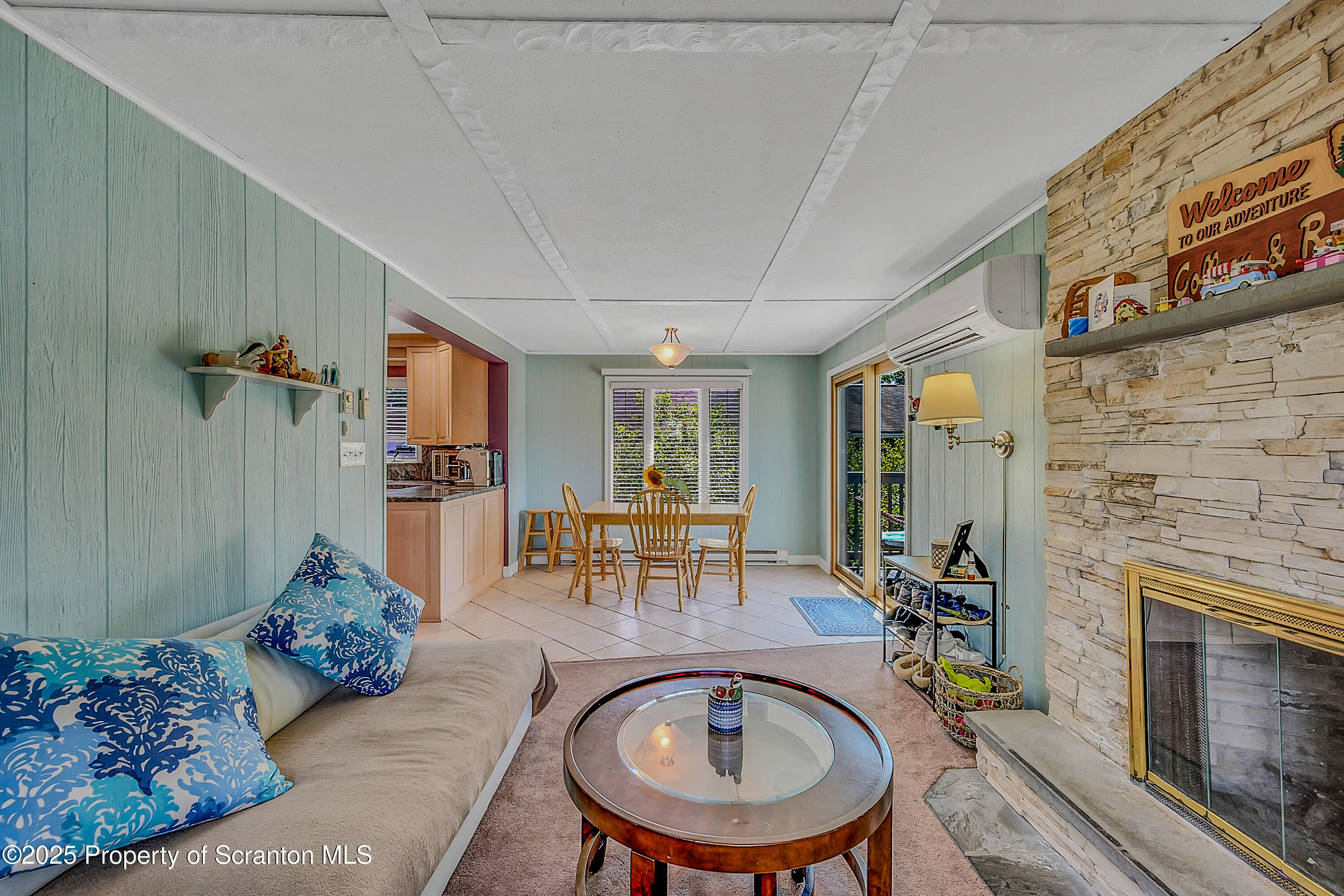 505 Main Avenue Clarks Summit, PA 18411 - Photo 26 of 76 a living room with furniture and a fireplace