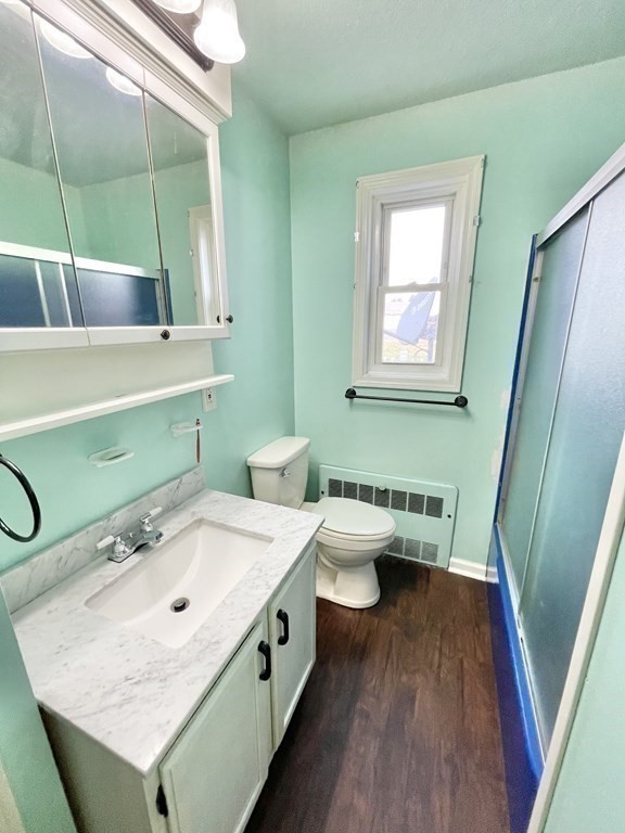 1107 James Street, Unit 1107 Chicopee, MA 01022 - Photo 21 of 26 a bathroom with a sink a toilet and a mirror