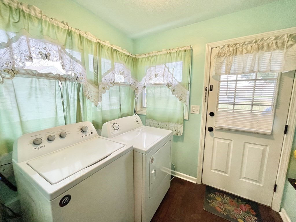 1107 James Street, Unit 1107 Chicopee, MA 01022 - Photo 23 of 26 a utility room with dryer and washer