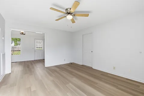 wooden floor in an empty room