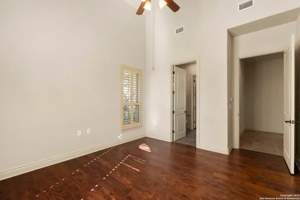 a view of closet area