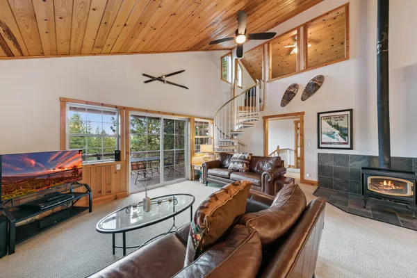 a outdoor living space with patio furniture