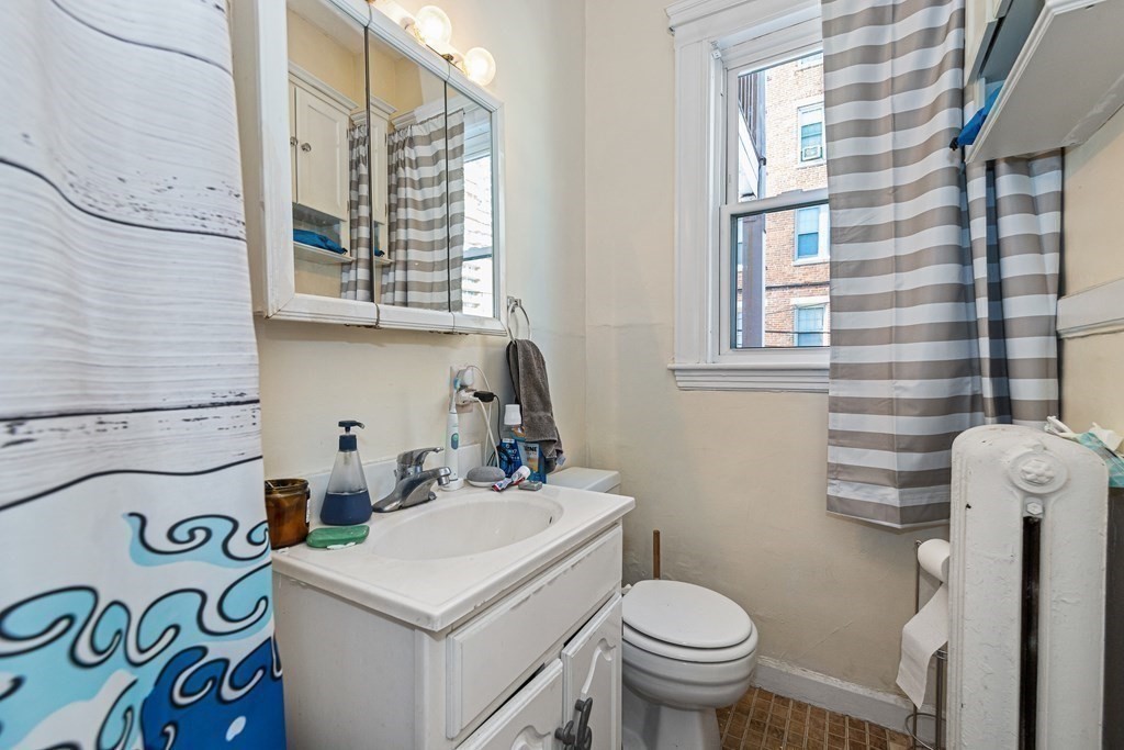 87 Parkton Road Boston, MA 02130 - Photo 39 of 42 a bathroom with a sink a toilet and a window