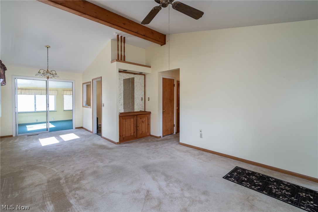 4145 Knickerbocker Road Sheffield Lake, OH 44054 - Photo 4 of 27 Living room open to dining room