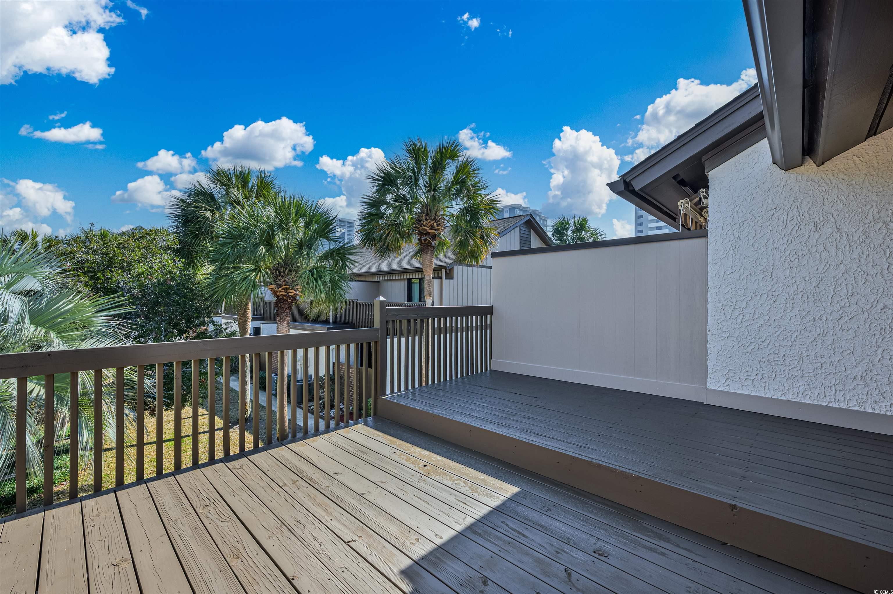 10200 Lakeshore Drive, Unit 16 Myrtle Beach, SC 29572 - Photo 34 of 36 View of wooden terrace