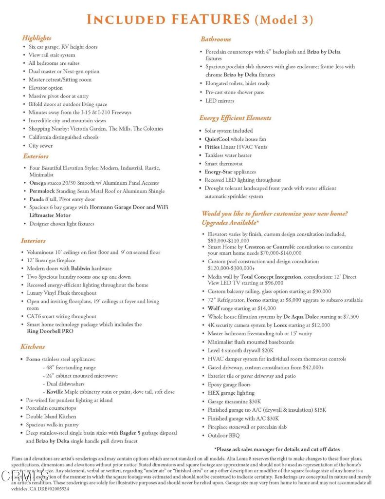 9220 Camellia Court Rancho Cucamonga, CA 91737 - Photo 9 of 14 Model 3 Key Features 7-22-2024_Page_2