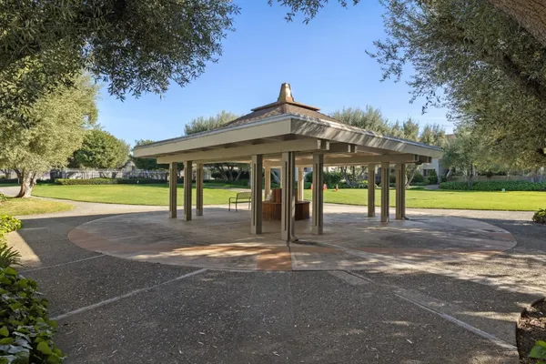 a view of a volley ball court
