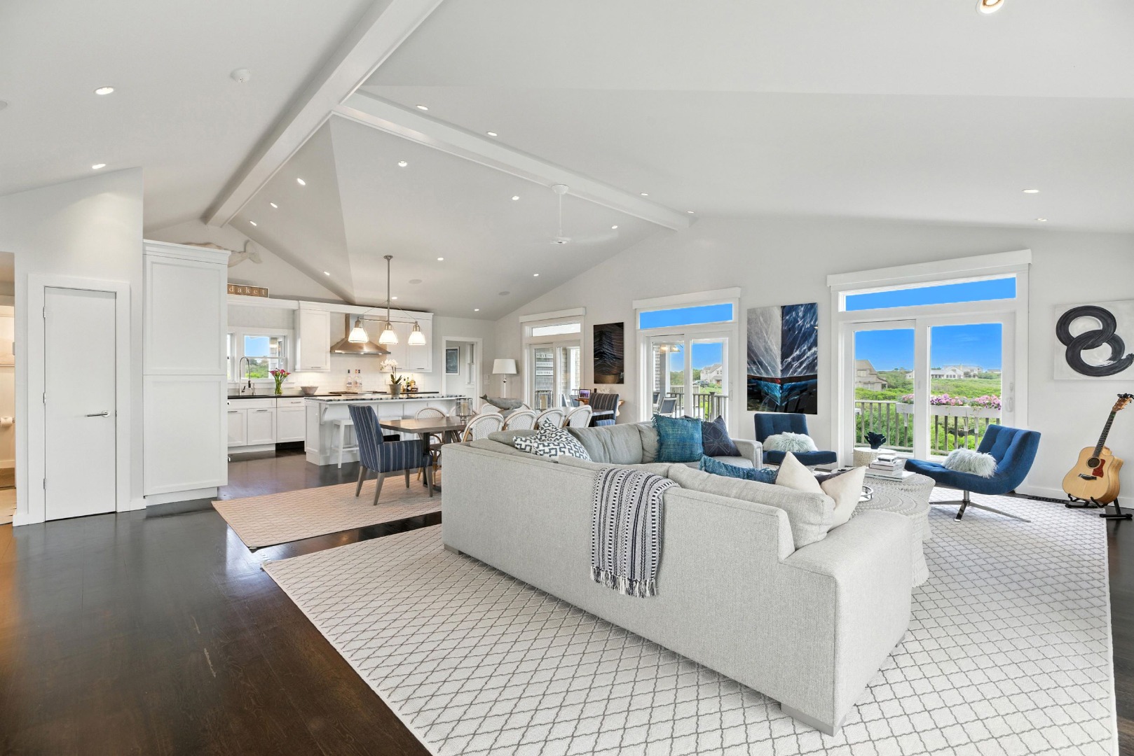 45 Starbuck Road Nantucket, MA 02554 - Photo 13 of 42 a living room with furniture and a large window