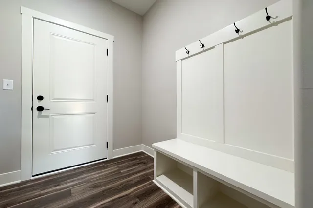 a room with closet