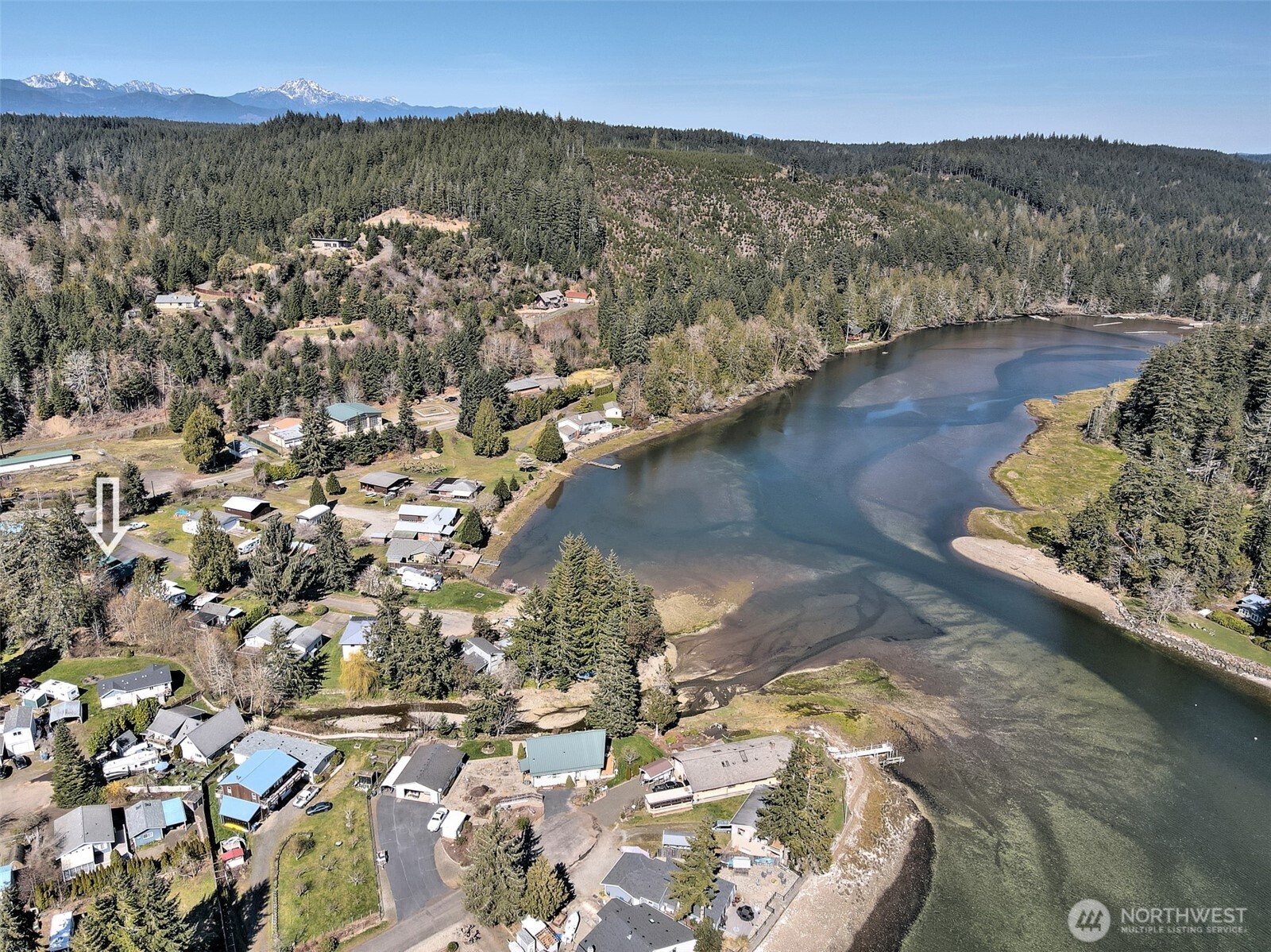 30 Brook Place Tahuya, WA 98588 - Photo 19 of 40 an aerial view of residential houses with outdoor space