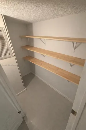 a close view of closet