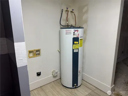 a view of water heater room
