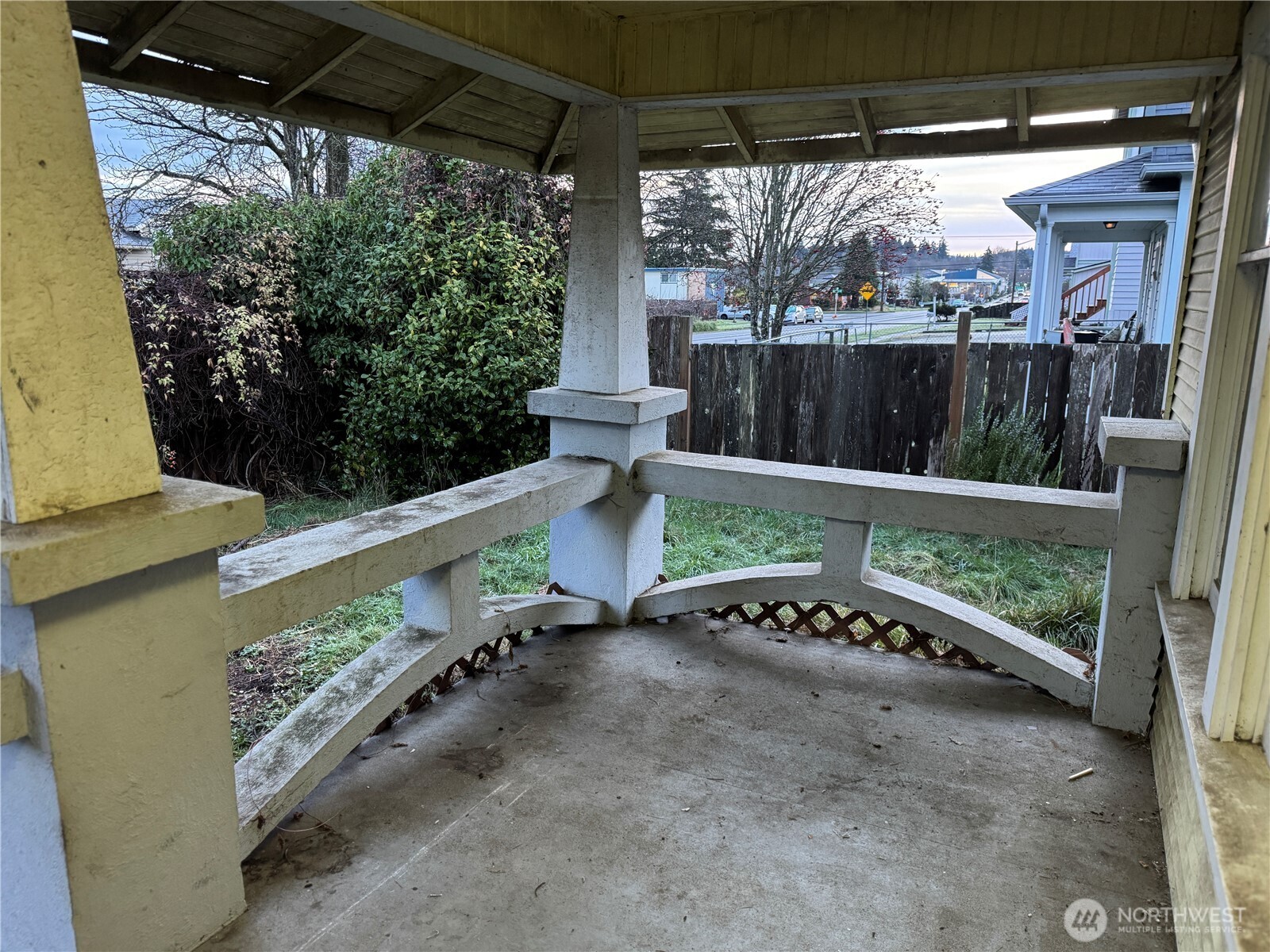 126 West 5th Street Port Angeles, WA 98362 - Photo 5 of 34 a view of a porch with a yard