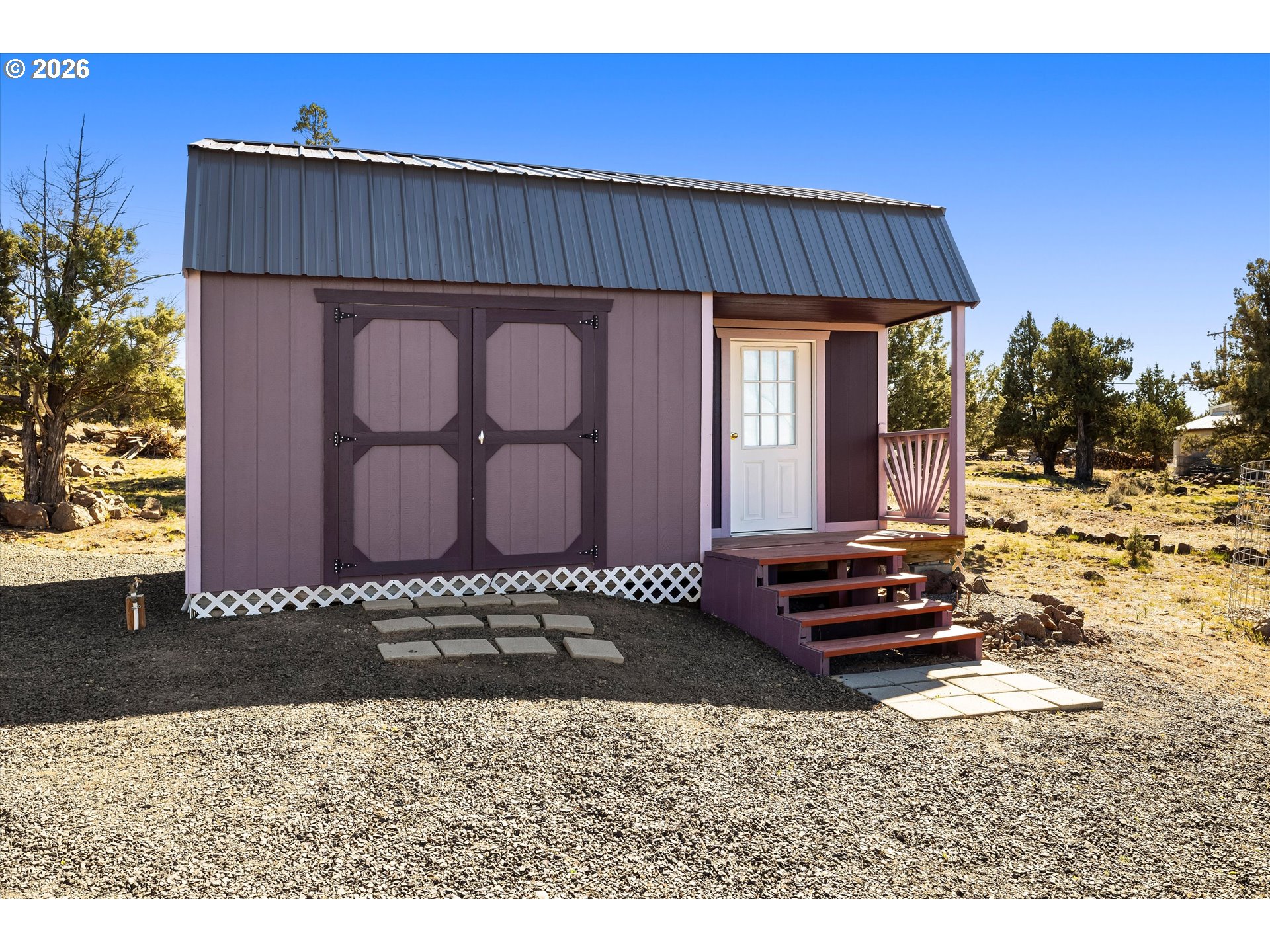 5172 Southeast Oswego Road Prineville, OR 97754 - Photo 41 of 48 a black and white photo of a outdoor space