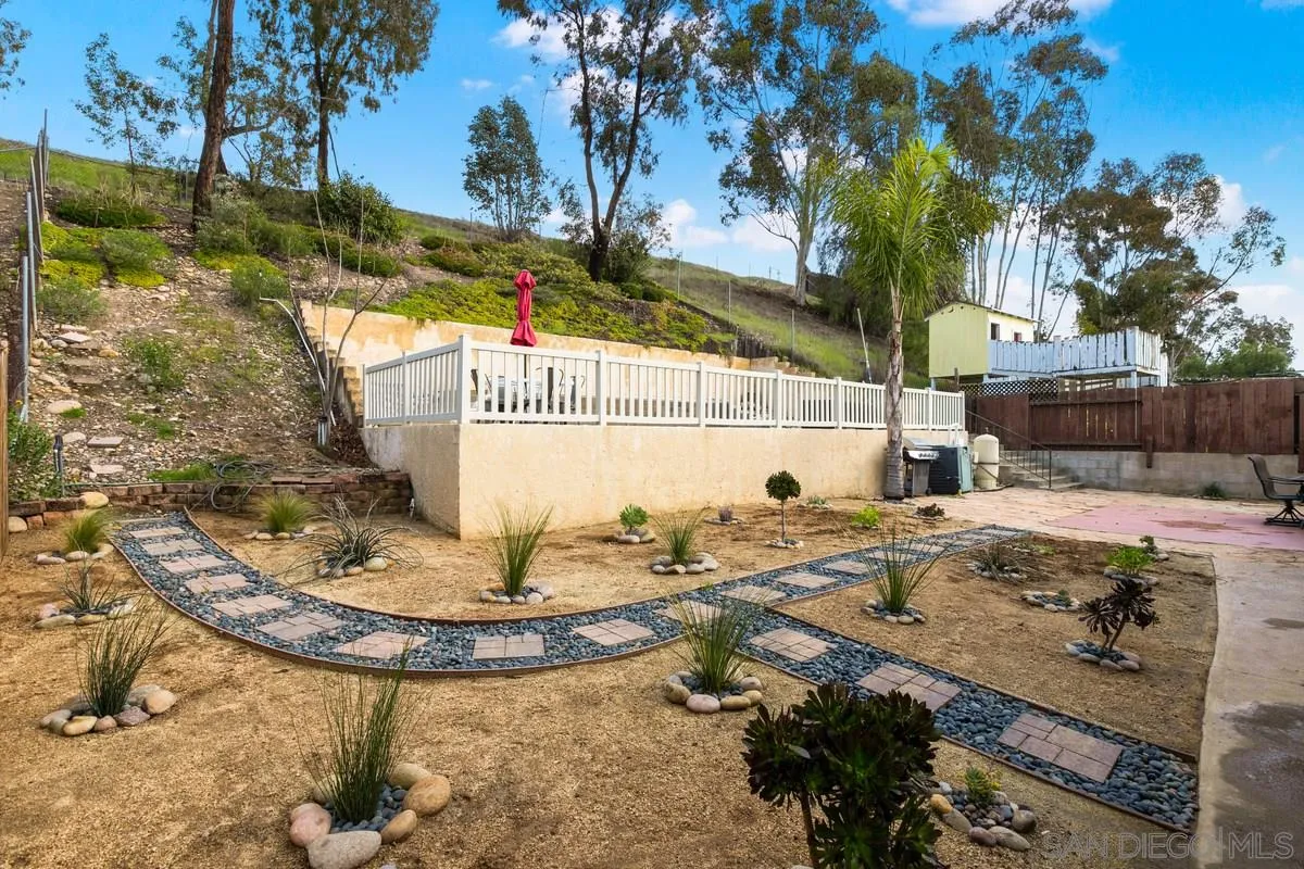 10551 Cadwell Road Santee, CA 92071 - Photo 27 of 32 a view of a backyard of the house