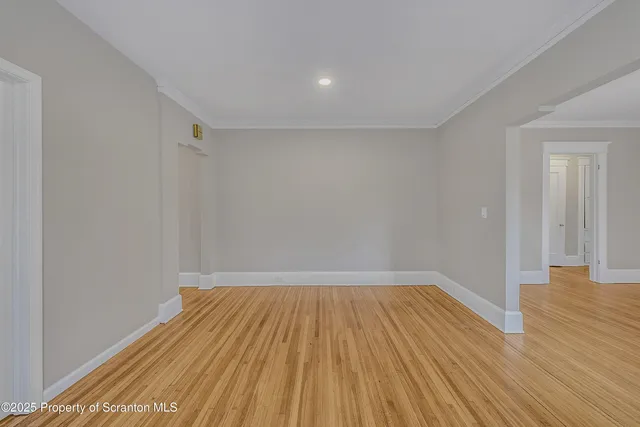 a view of wooden floor in a room