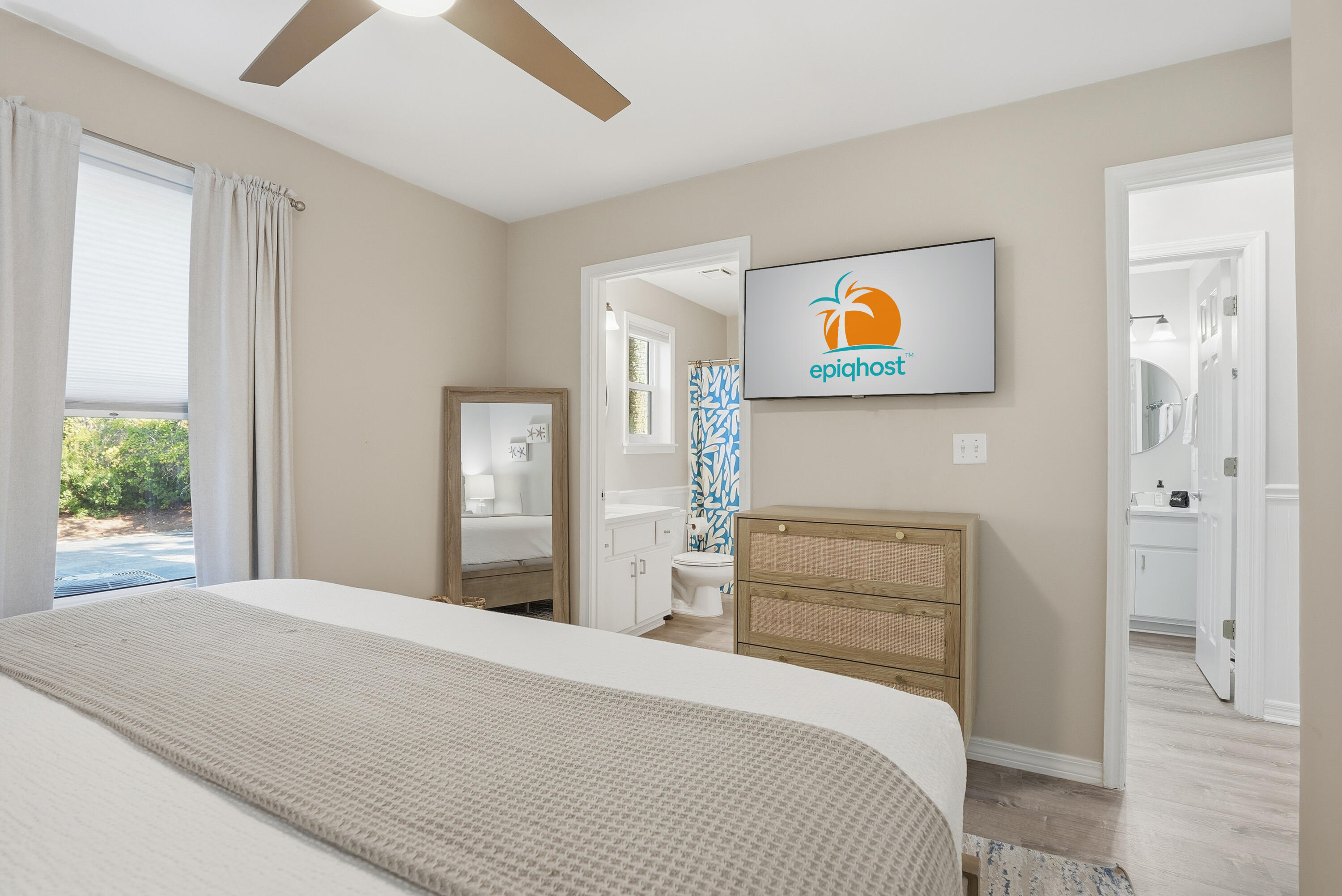 11 Beachside Drive, Unit 1214 Santa Rosa Beach, FL 32459 - Photo 22 of 28 a bedroom with a bed and a dresser