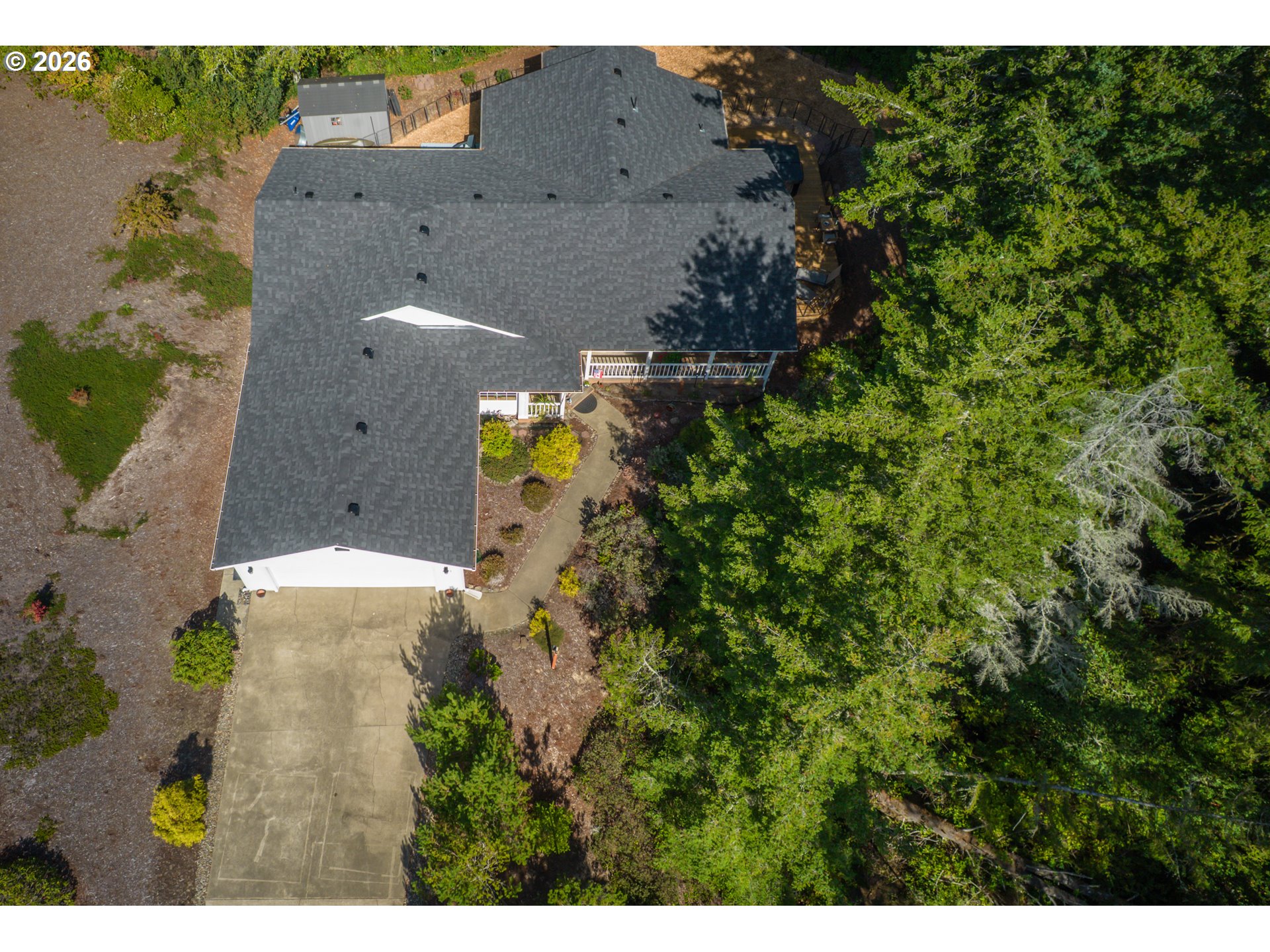 2193 13th Street Florence, OR 97439 - Photo 5 of 48 an aerial view of a house