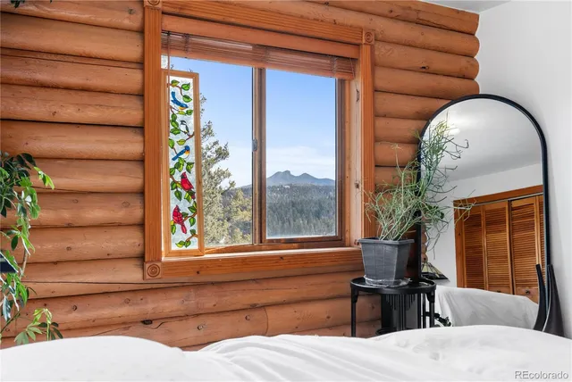 a view of a living room filled with furniture and a potted plant