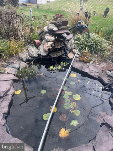 a view of a backyard of a house