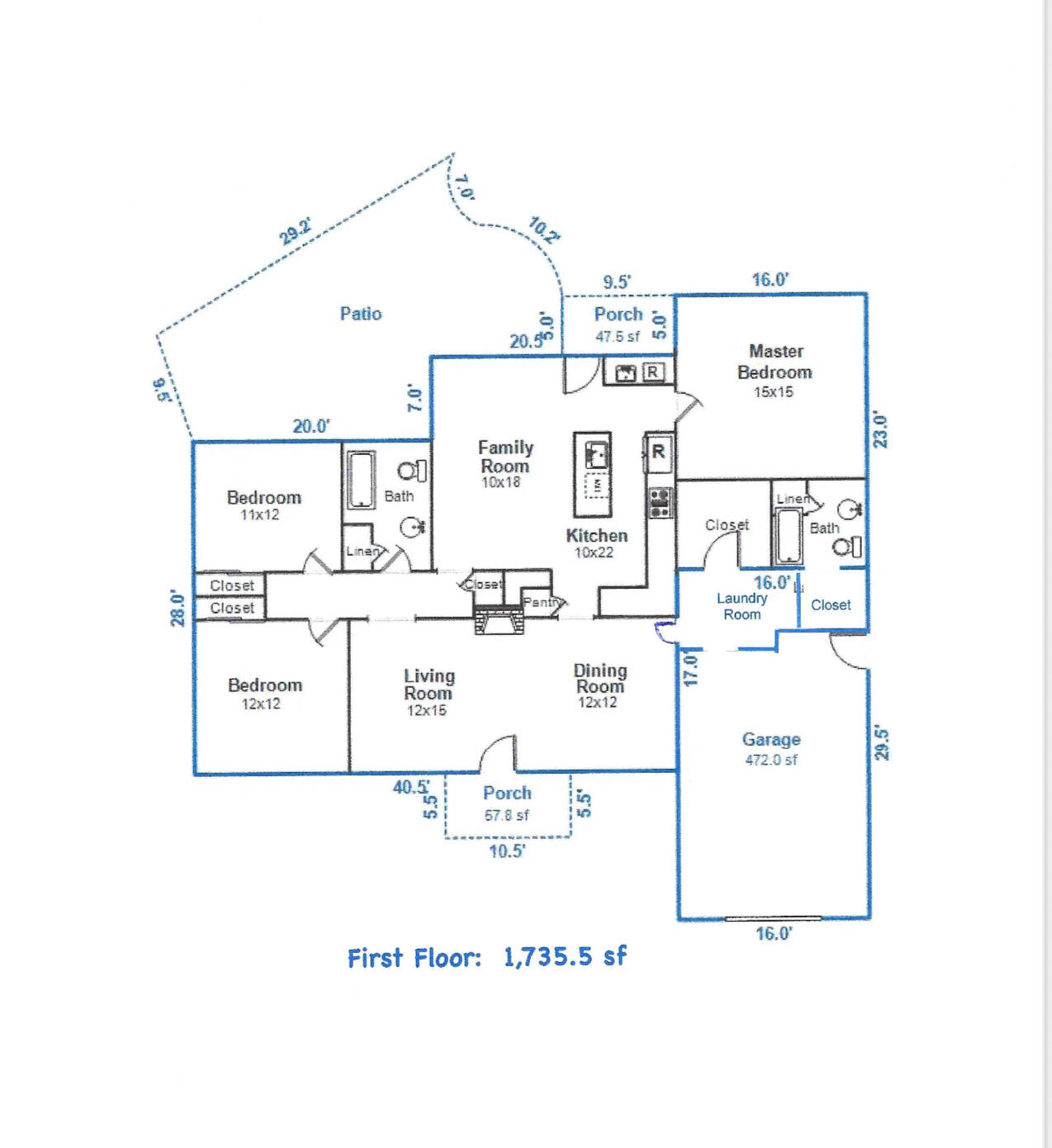 710 West Harrison Road Charleston, SC 29407 - Photo 33 of 33 Floorplan - 710