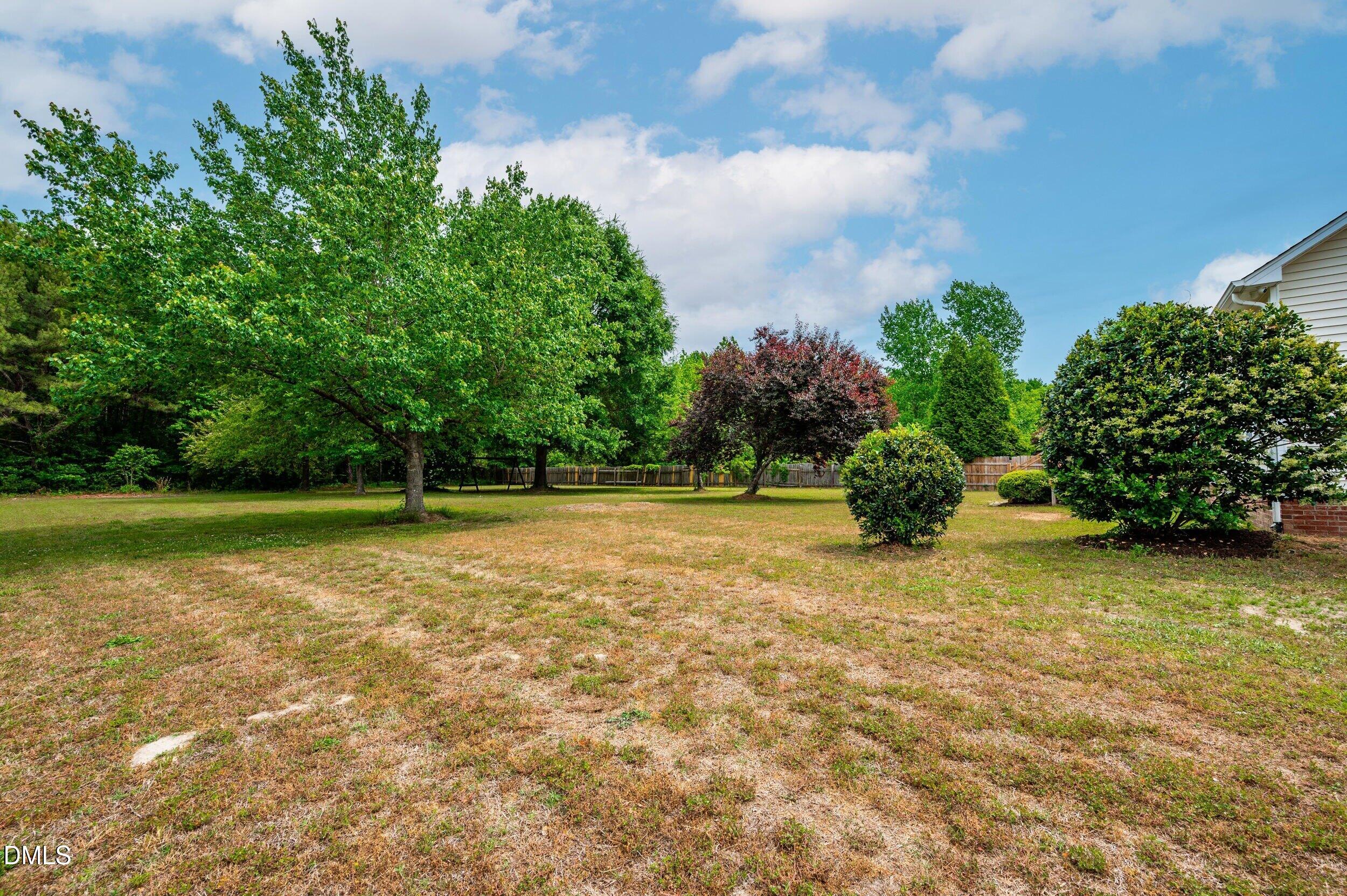 125 Rustic Lane Smithfield, NC 27577 - Photo 48 of 49 a view of a garden with basketball court