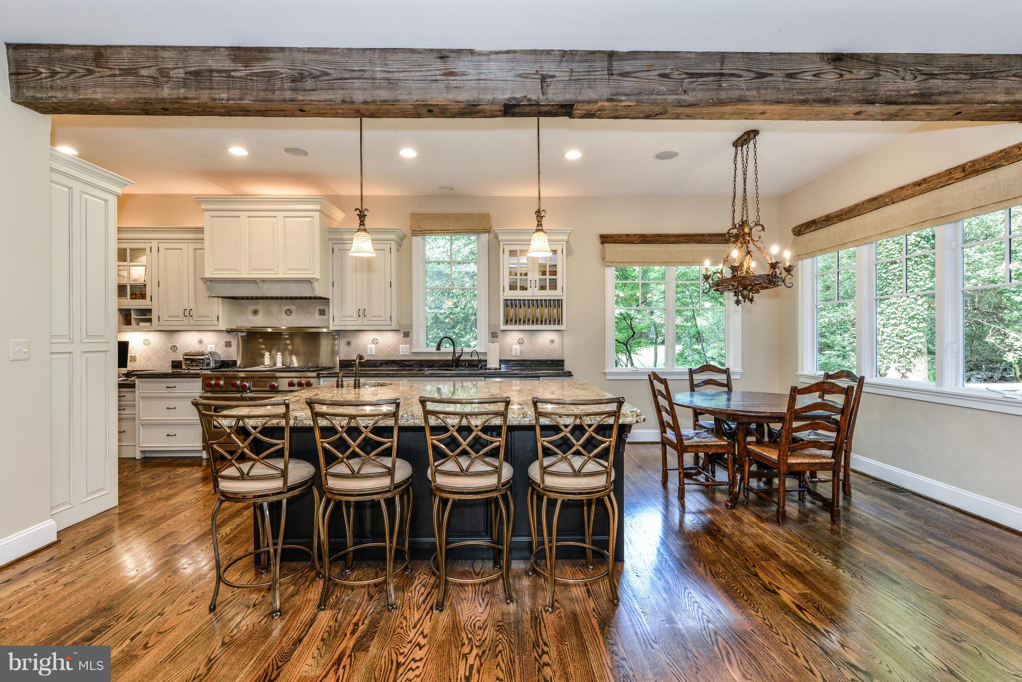 306 Ayito Road Southeast Vienna, VA 22180 - Photo 13 of 82 Farm beams and hardwoods