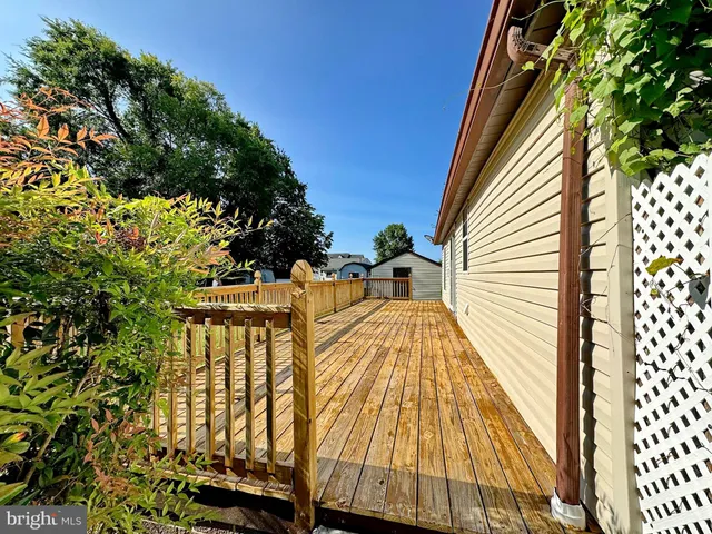 a view of outdoor space with deck