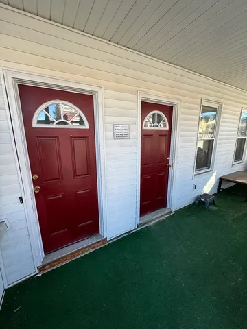 a view of front door of a house