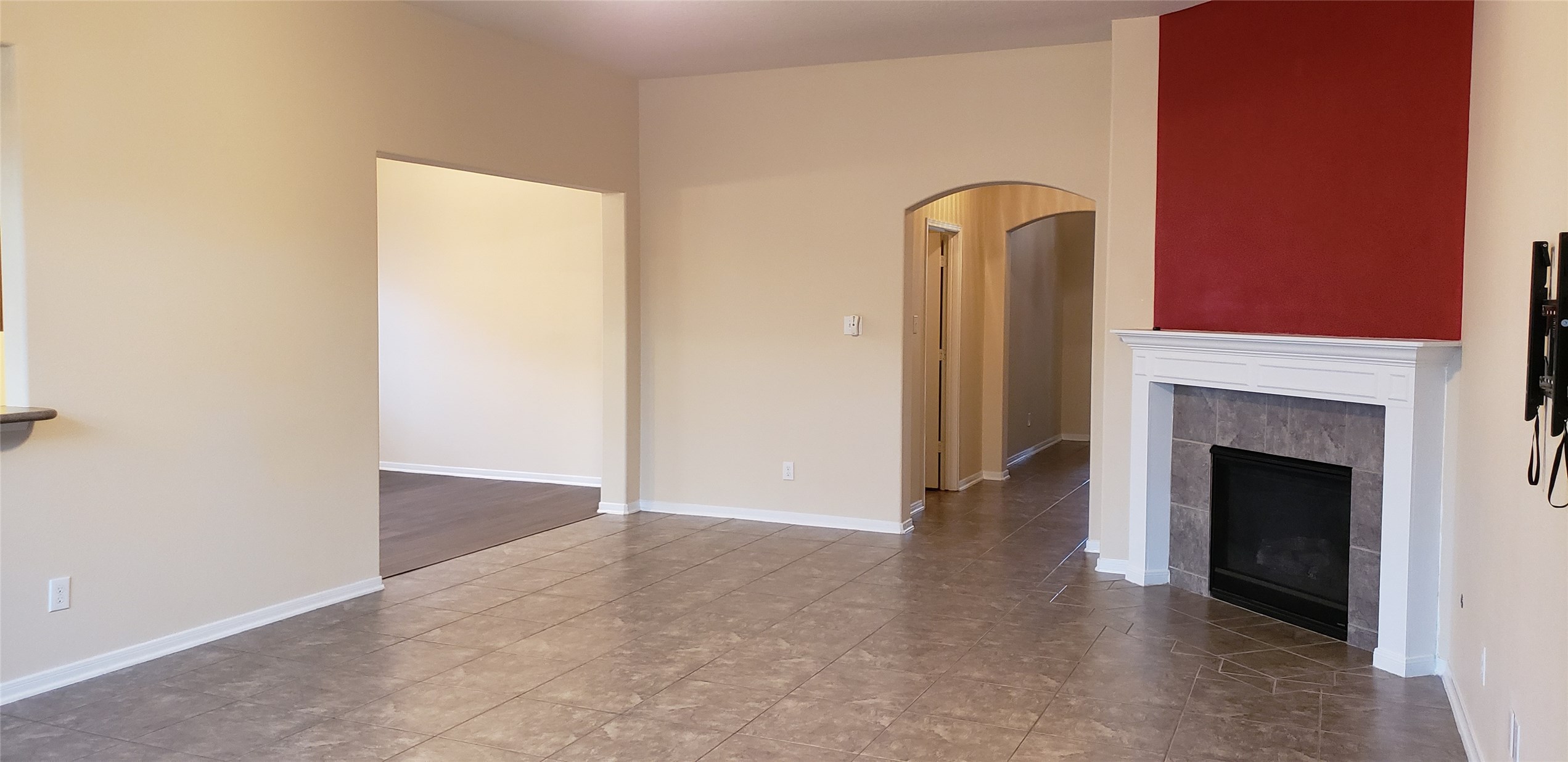 9923 Yearling Place Conroe, TX 77385 - Photo 12 of 36 a view of a livingroom with a fireplace