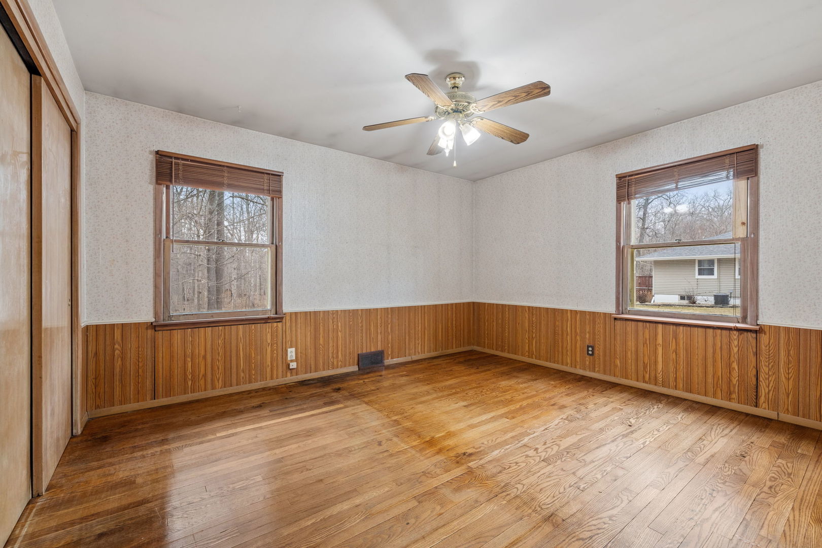 11040 Cleveland Road Mokena, IL 60448 - Photo 22 of 28 wooden floor in an empty room with a window