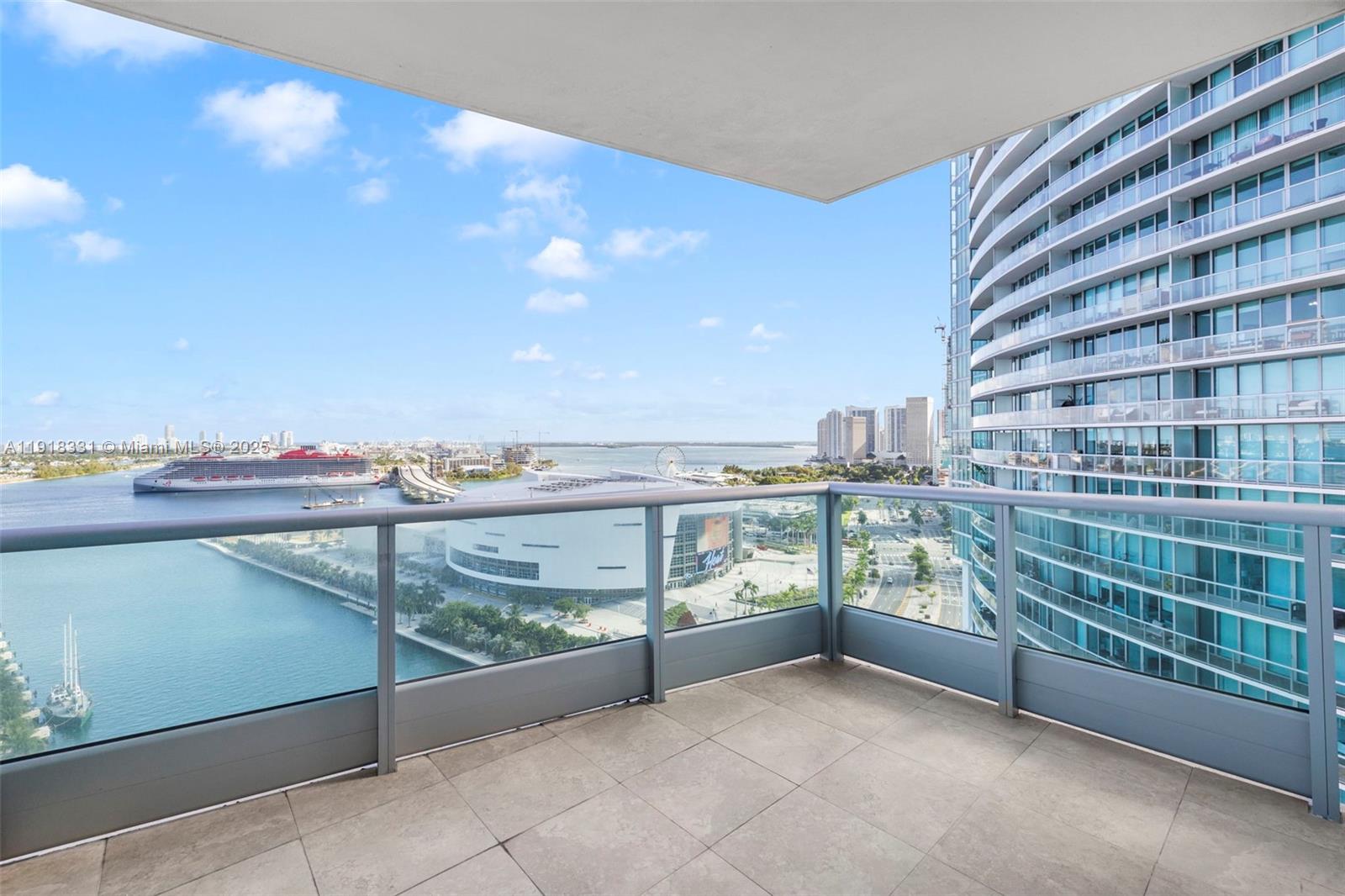900 Biscayne Boulevard, Unit 2401 Miami, FL 33132 - Photo 17 of 33 a view of balcony