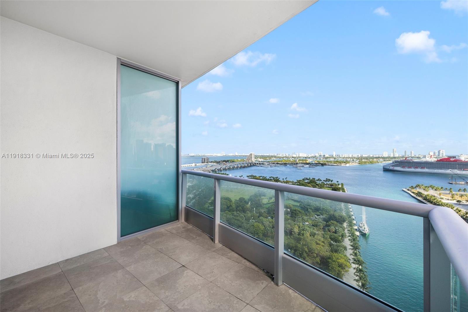 900 Biscayne Boulevard, Unit 2401 Miami, FL 33132 - Photo 25 of 33 a view of balcony with furniture