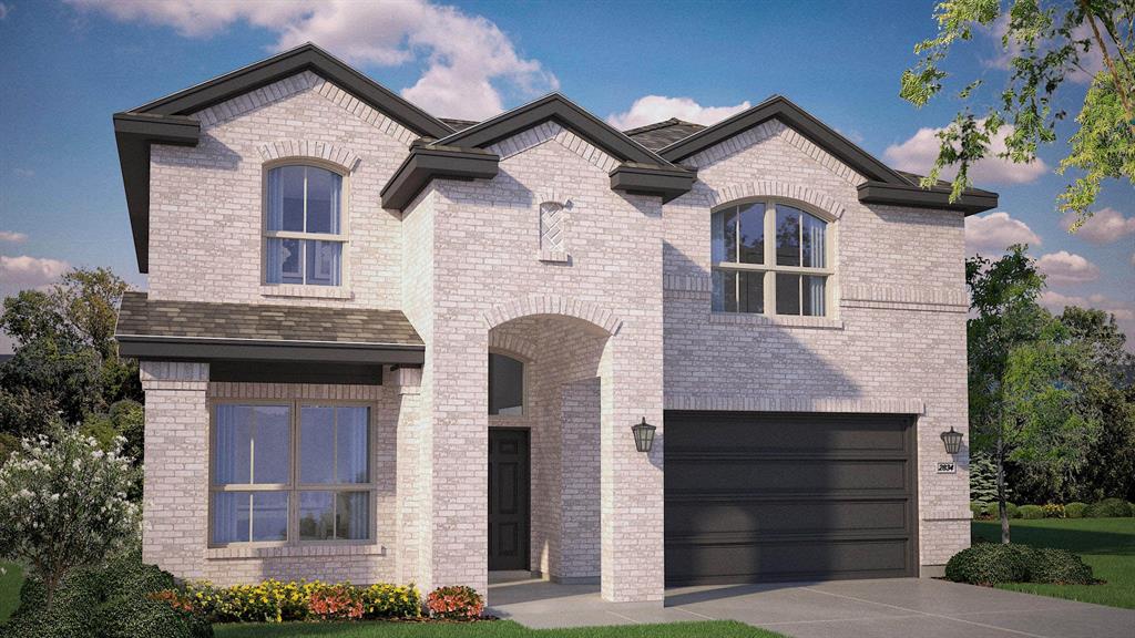 133 Hugo Court Rhome, TX 76078 - Photo 37 of 40 a front view of a house with a yard