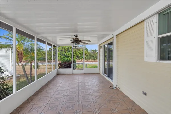 a view of a garden with an outdoor space and balcony