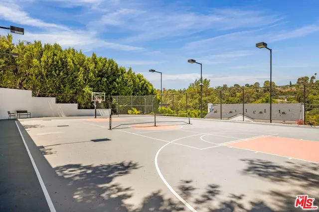 a view of a basketball court