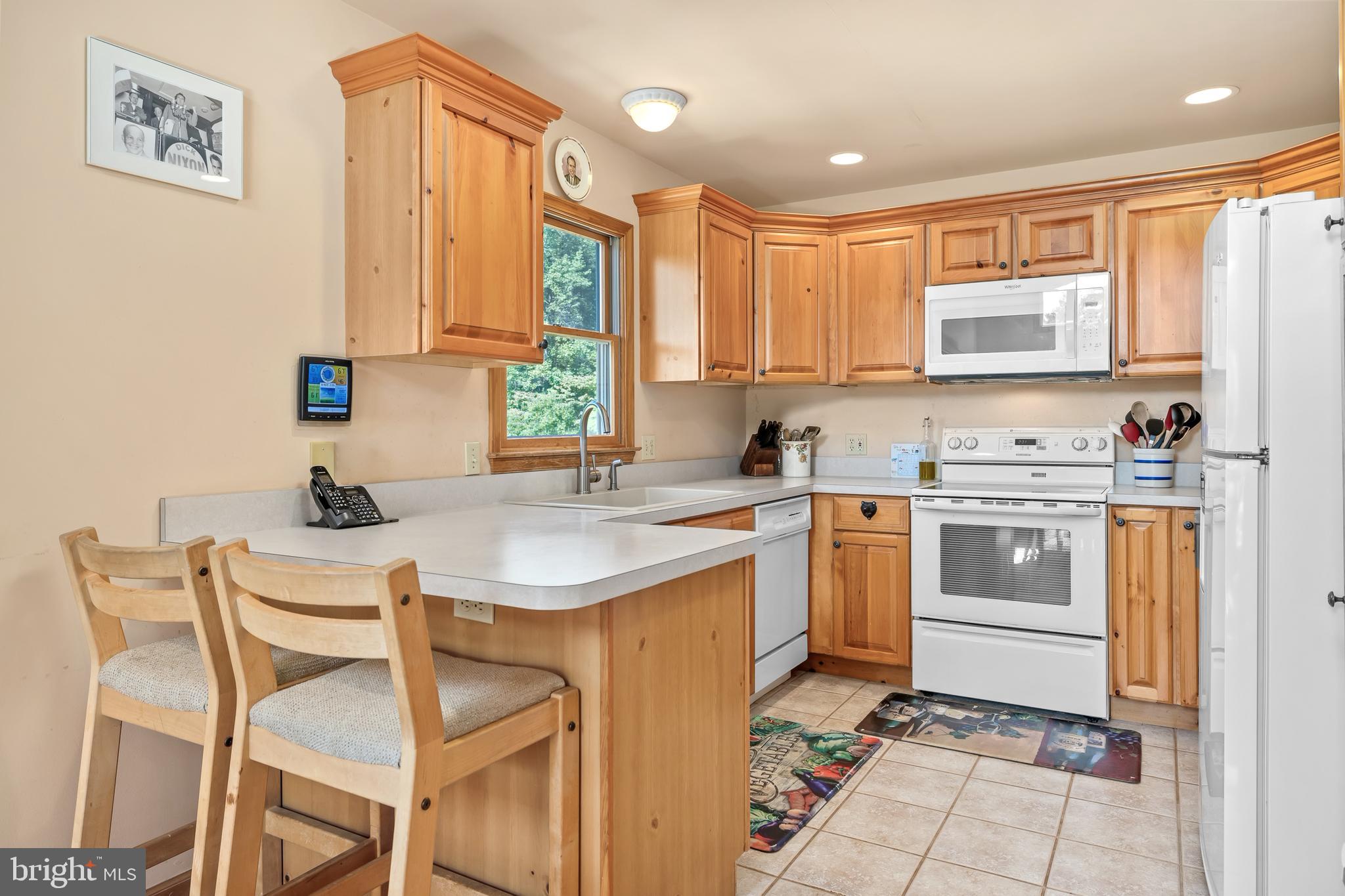 265 Castleton View Road Castleton, VA 22716 - Photo 13 of 36 Kitchen with Pasture Views