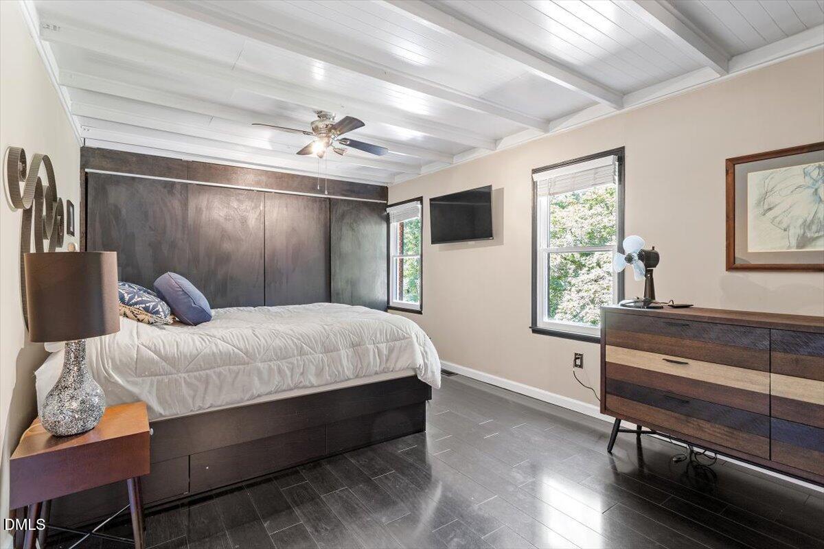 2129 Kelly Road Apex, NC 27502 - Photo 28 of 64 a bedroom with a bed and a window