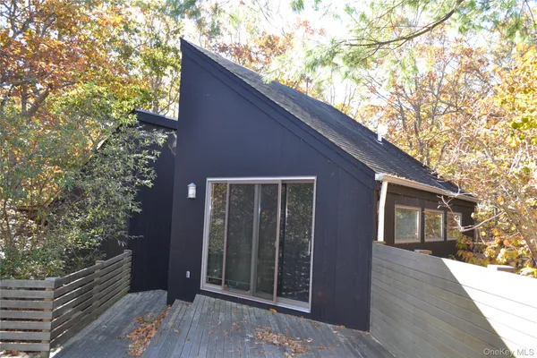 a backyard of a house
