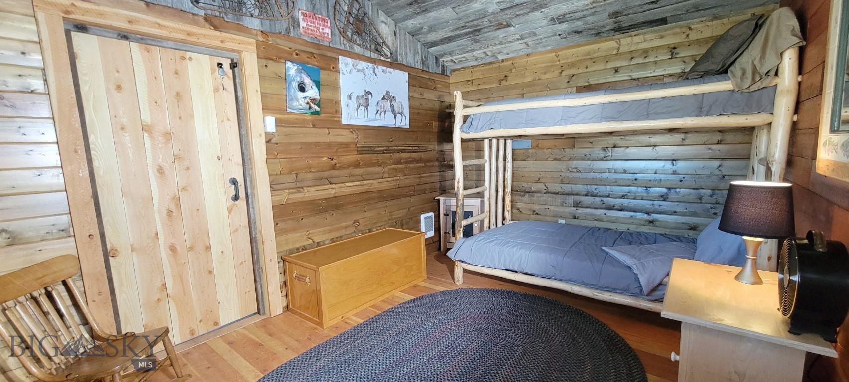 747 Upper Ruby Road Alder, MT 59710 - Photo 36 of 87 Bedroom #2 double bunk beds.