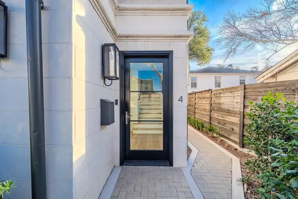 a view of a entryway door of the house