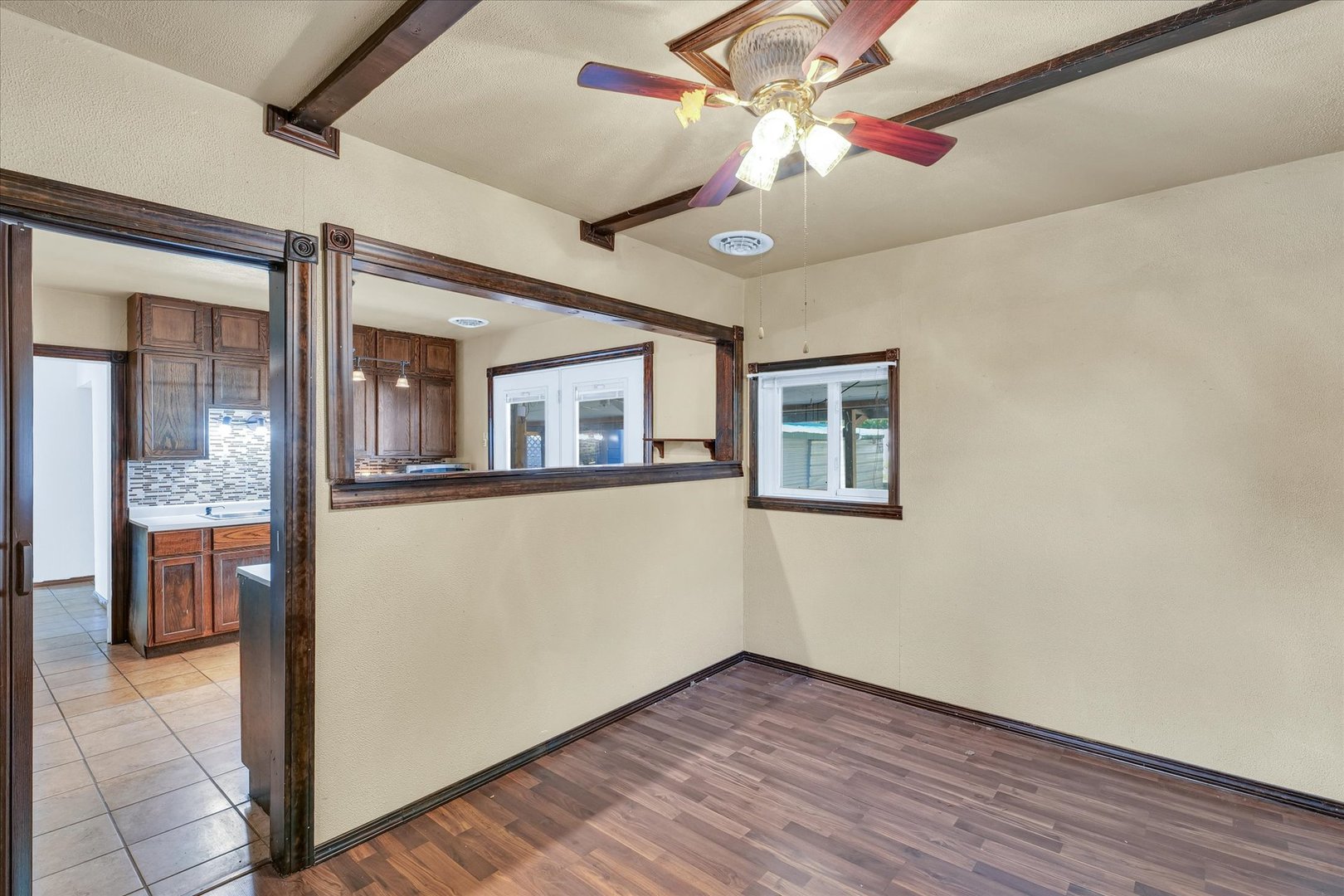 309 South Main Street Elliott, IL 60933 - Photo 23 of 44 a view of an entryway with wooden floor