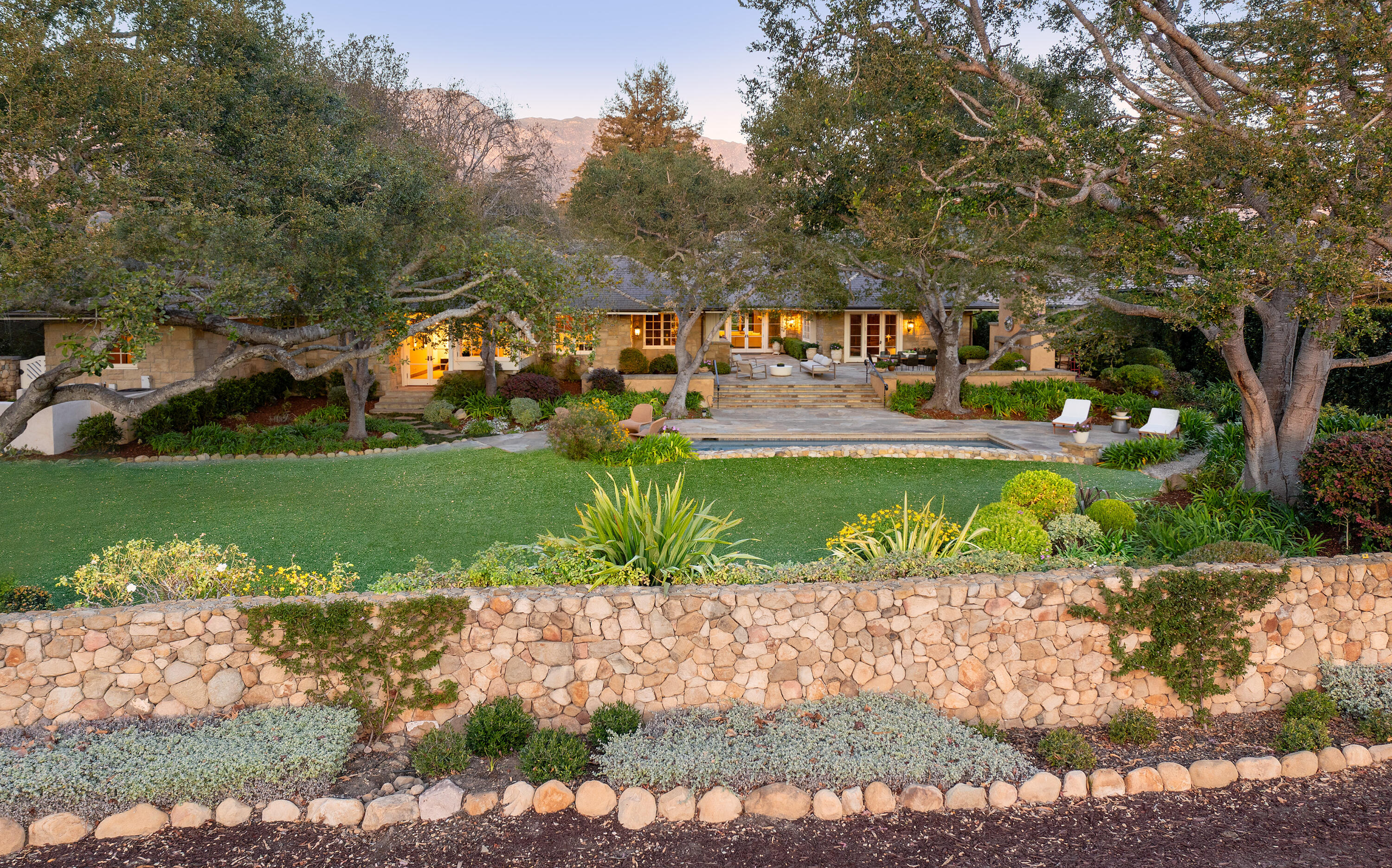 2125 10 Acre Road Santa Barbara, CA 93108 - Photo 1 of 37 Aerial Twilight