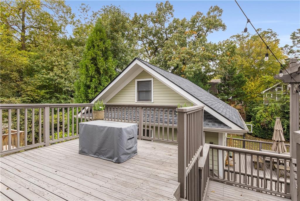 280 Sutherland Place Northeast Atlanta, GA 30307 - Photo 34 of 66 a view of a house with a deck