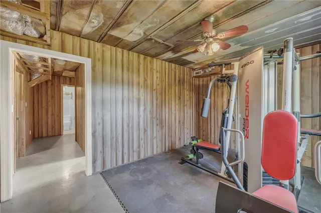 a view of gym equipment